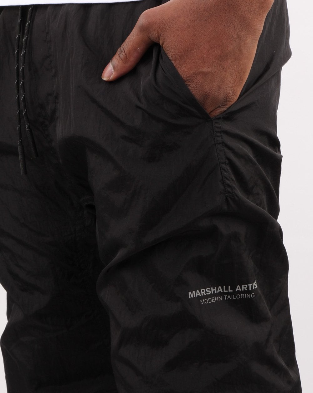 Marshall Artist Liquid Nylon Track Pants Black