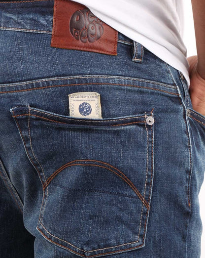 Pretty Green – Burnage – Jeans in regulärer Passform, 6-Monats-Waschung