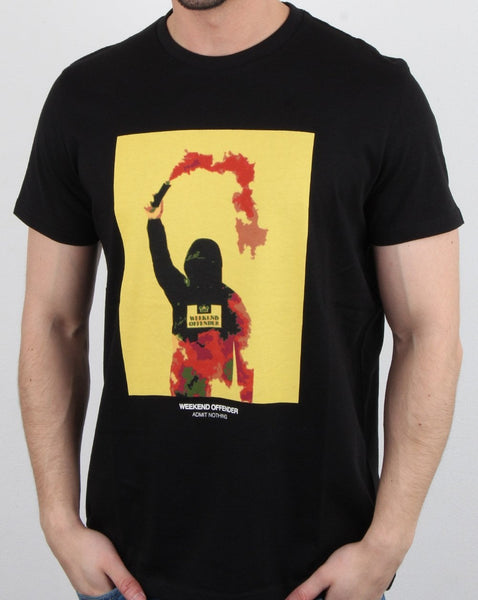 Weekend Offender Flare T-shirt Black