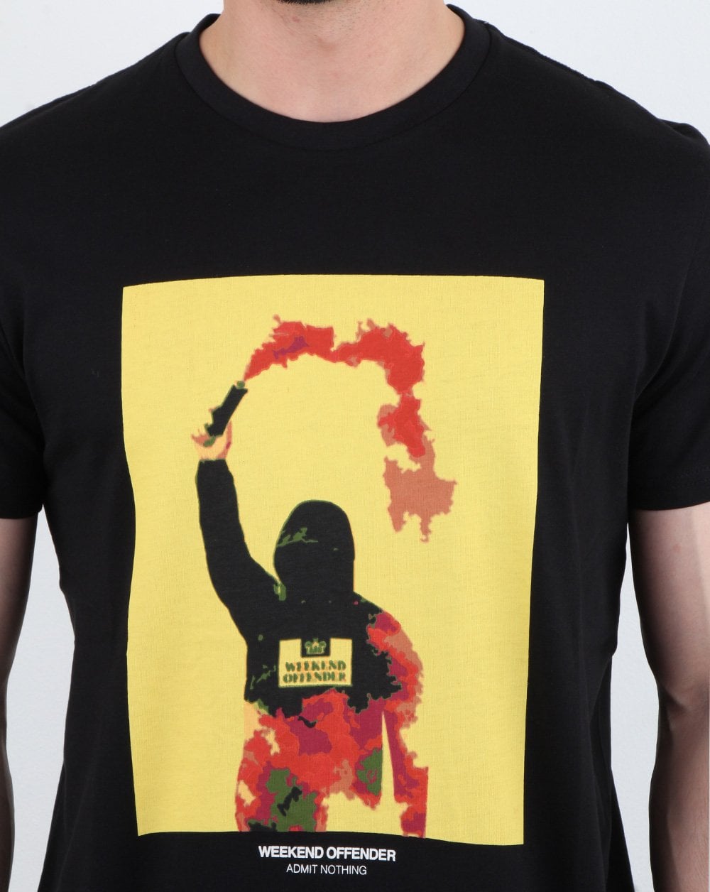 Weekend Offender Flare T-shirt Black