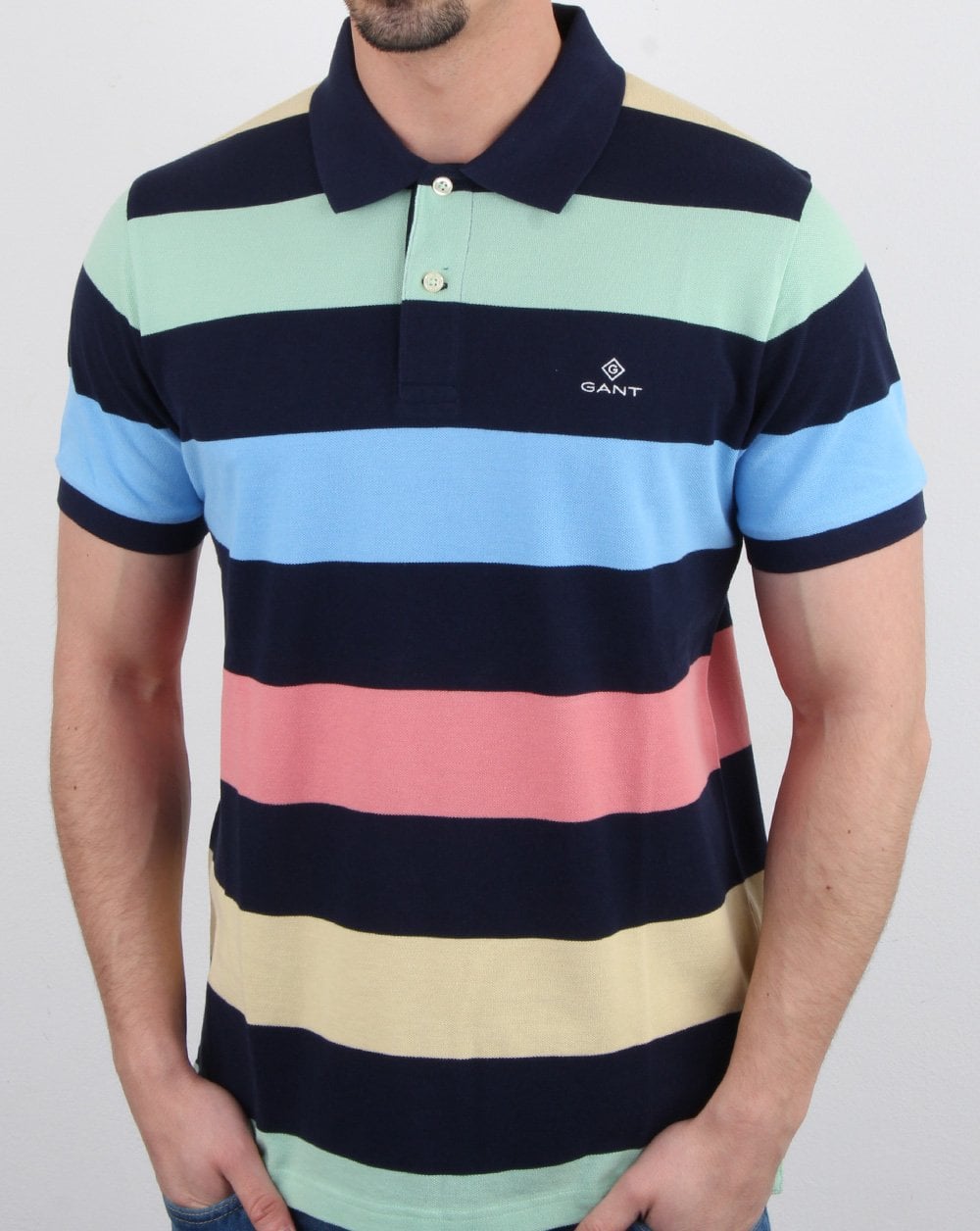 Gant Barstripe Pique Rugger Multi