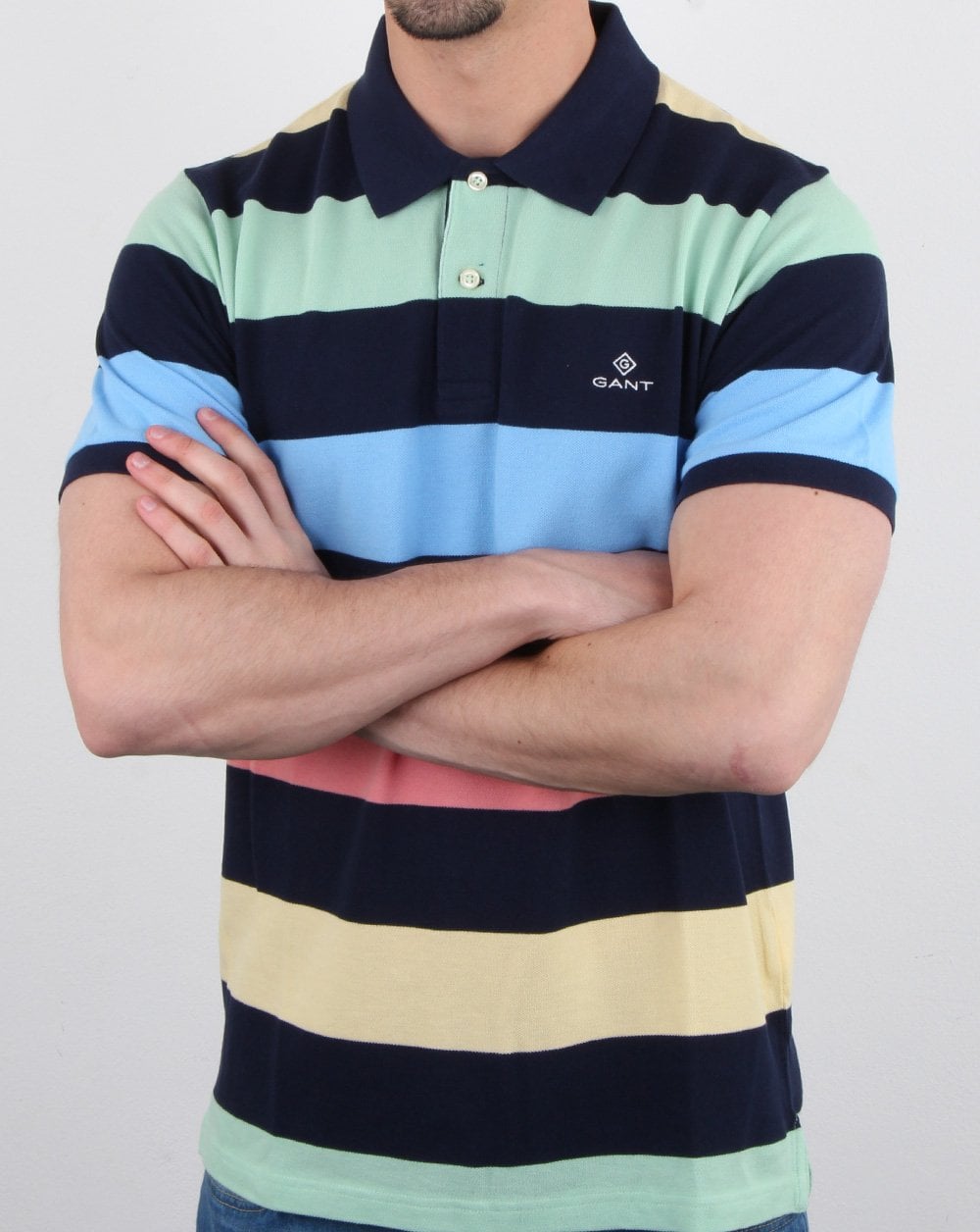 Gant Barstripe Pique Rugger Multi