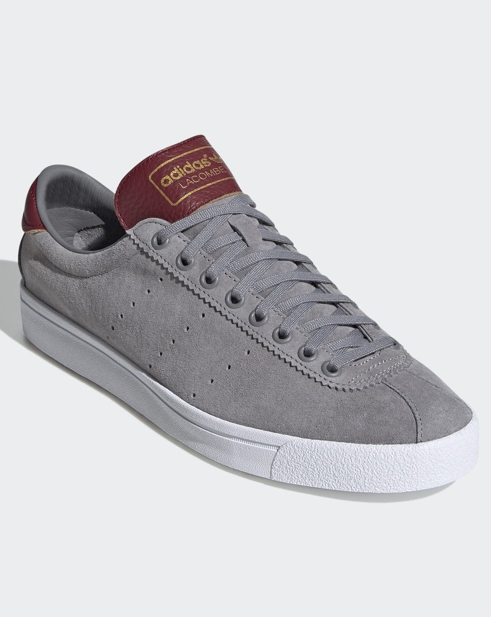 Adidas Lacombe Trainers Grey/Burgundy