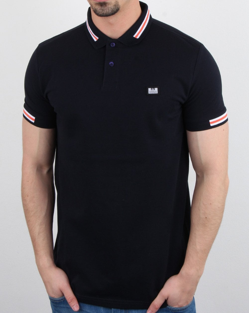 Weekend Offender Tommy Poloshirt, Marineblau