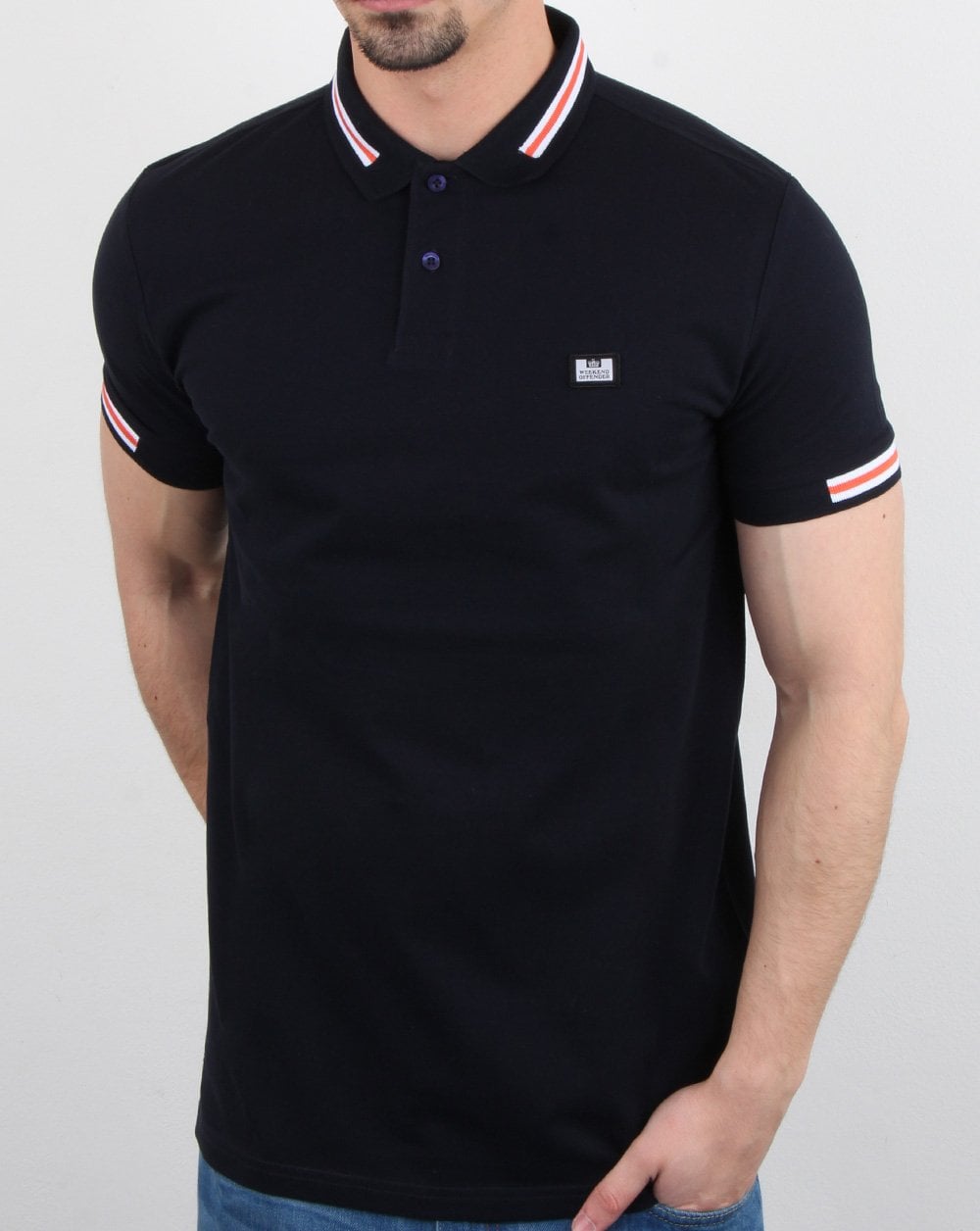 Weekend Offender Tommy Poloshirt, Marineblau