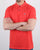 Weekend Offender Dove Polo Shirt Deep Coral