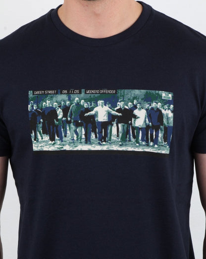 Weekend Offender Green Street T-Shirt Marineblau