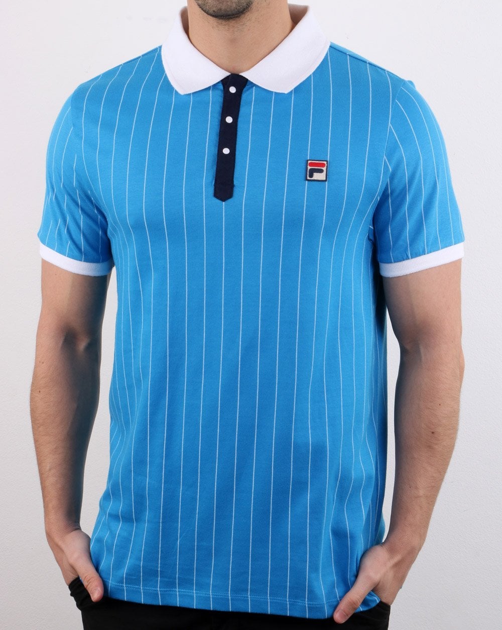 Fila Vintage Bb1 Poloshirt Blau