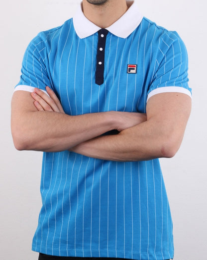 Fila Vintage Bb1 Poloshirt Blau