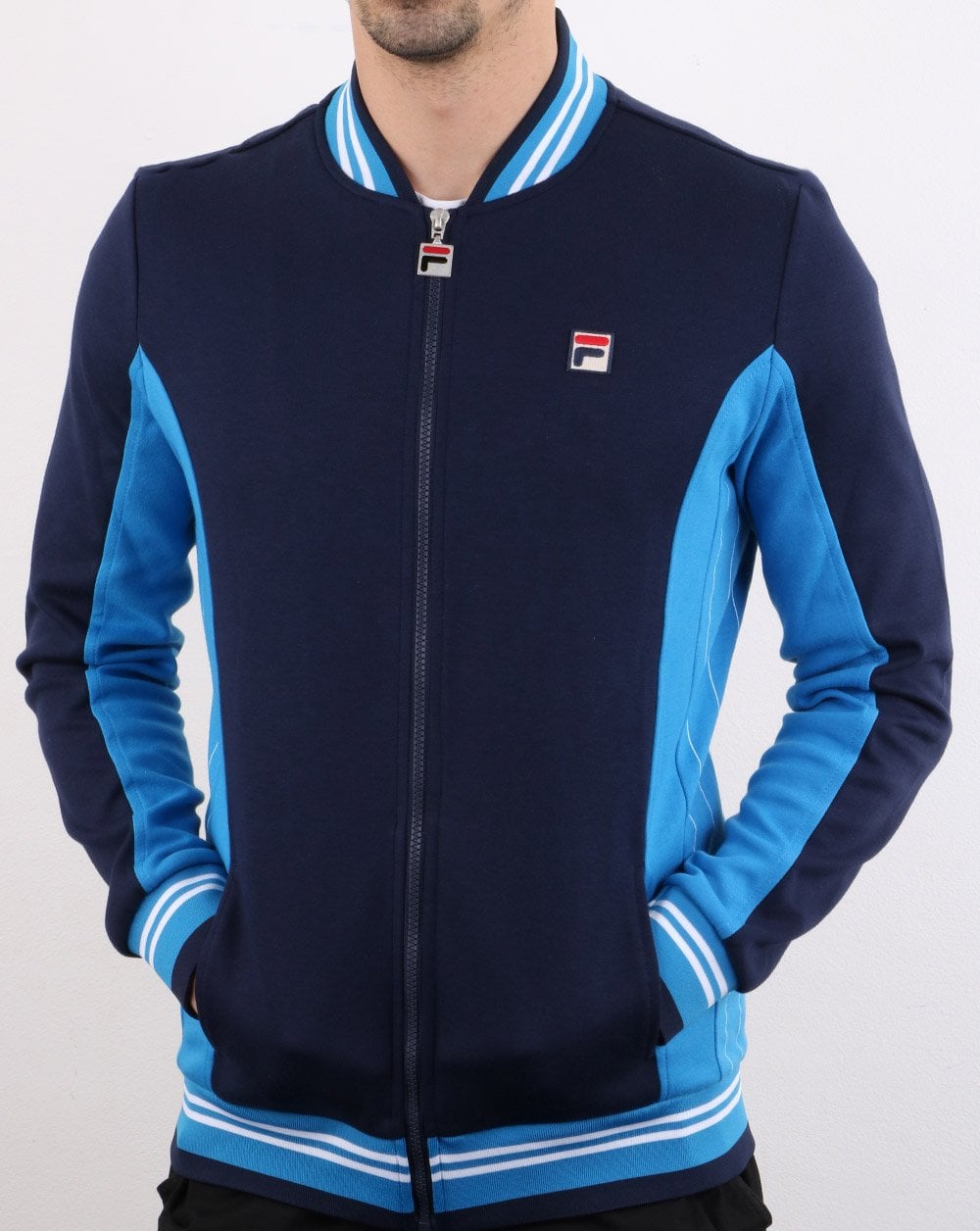 Fila Vintage Settanta Track Top Navy/Ocean