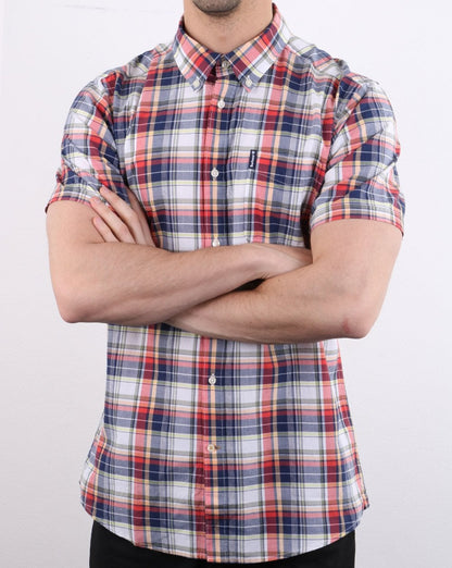 Barbour Madras Hemd Rosa