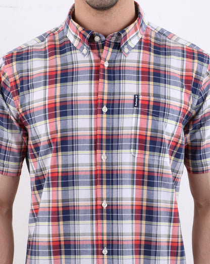 Barbour Madras Hemd Rosa