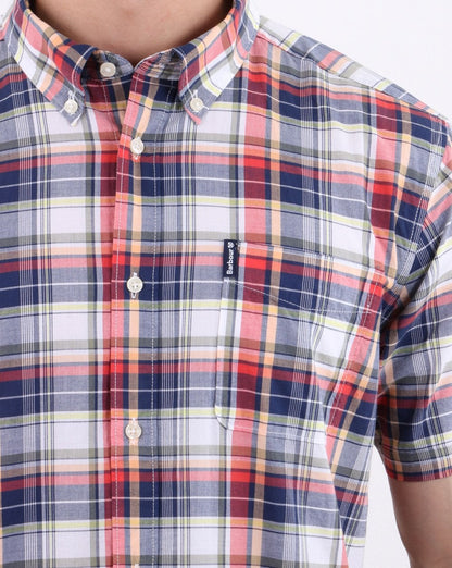 Barbour Madras Hemd Rosa