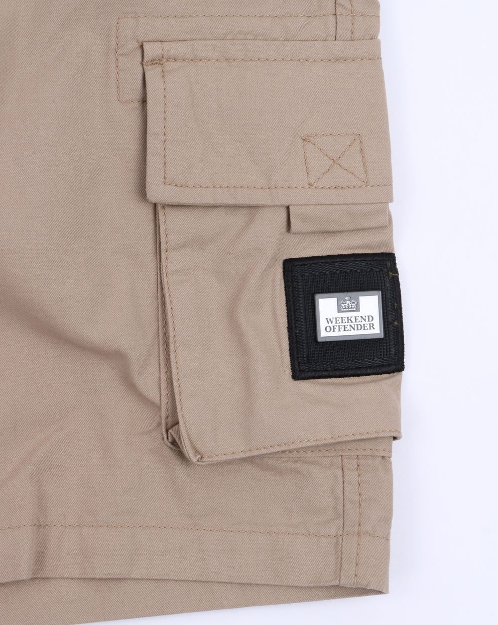 Weekend Offender Cargo Shorts Stone