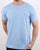 Gant Solid Crew Neck T Shirt Light Blue