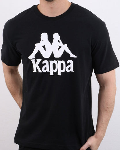 Kappa Tahiti T-Shirt Schwarz/Weiß