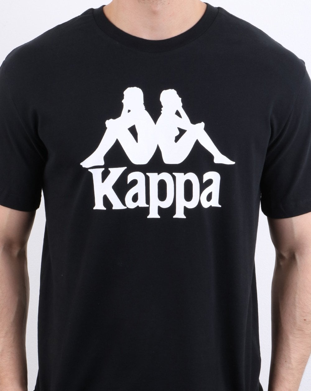 Kappa Tahiti T-Shirt Schwarz/Weiß