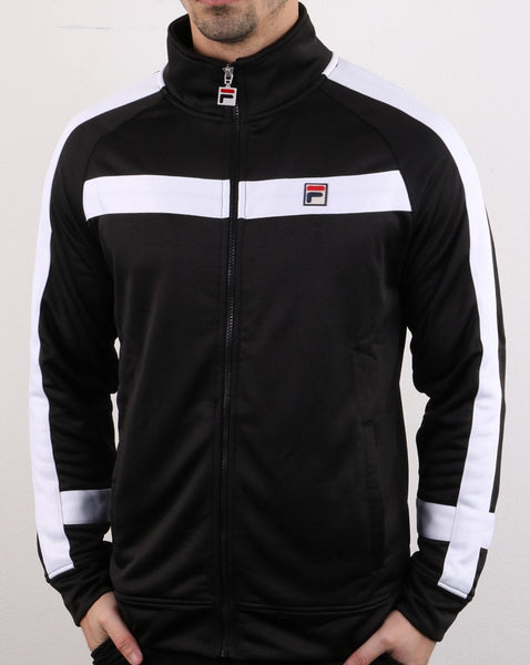 Fila Vintage Renzo Track Top Black/White