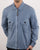 Pretty Green Metal Zip Jacket Blue