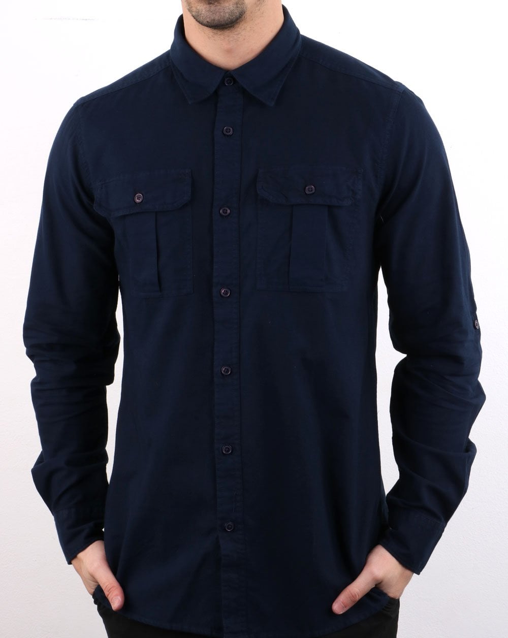 Barbour International International Manifold Hemd Marineblau