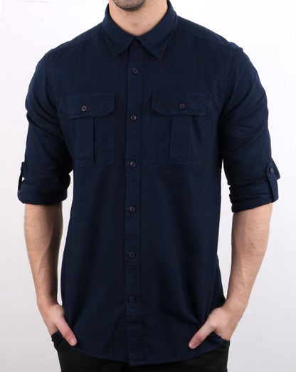 Barbour International International Manifold Hemd Marineblau