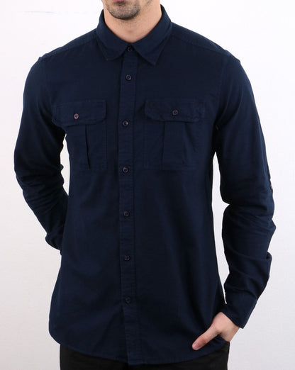 Barbour International International Manifold Hemd Marineblau
