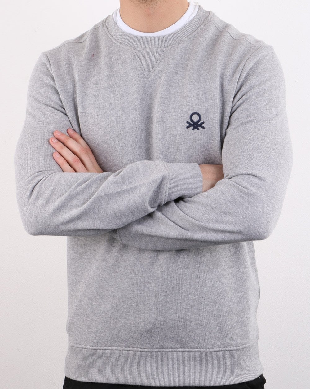Benetton Sweatshirt Grau