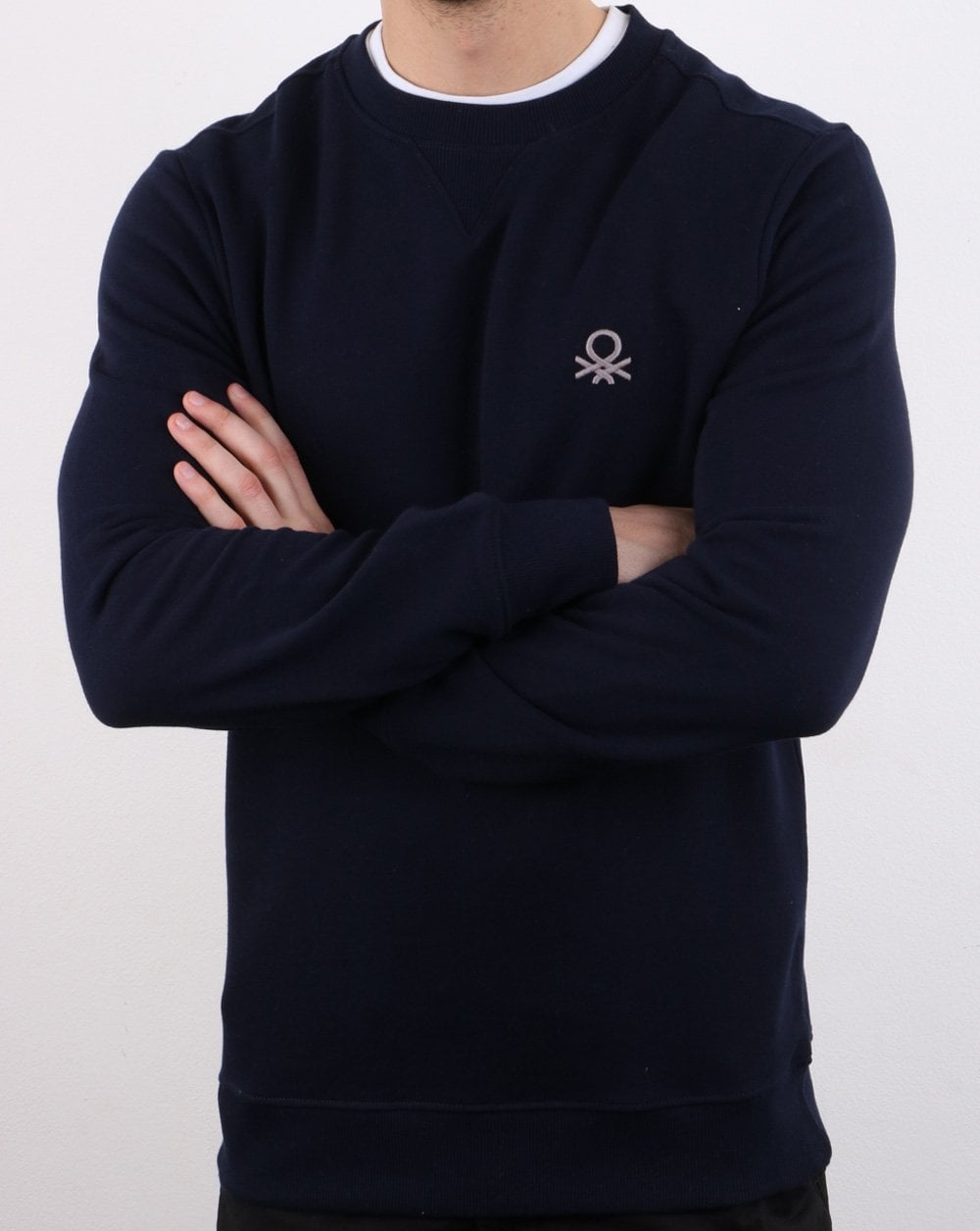 Benetton Sweatshirt Marineblau