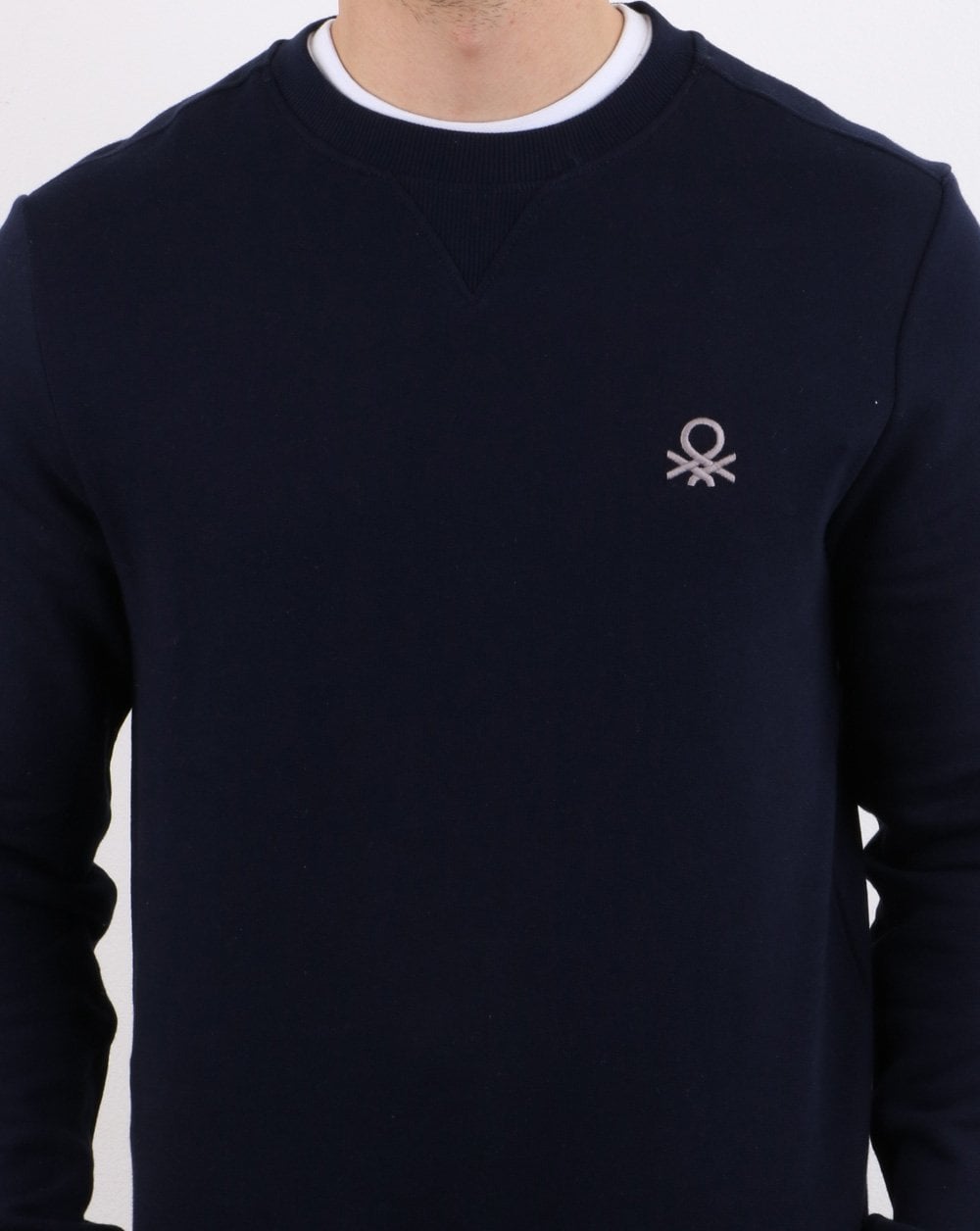 Benetton Sweatshirt Marineblau