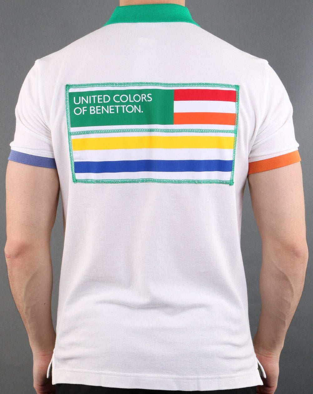 Benetton Poloshirt Off White