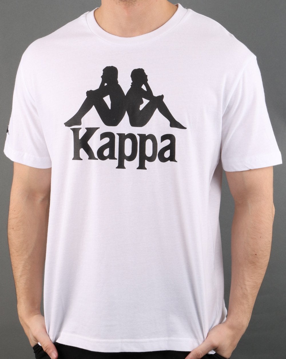 Kappa Tahiti T-Shirt Weiß/Schwarz