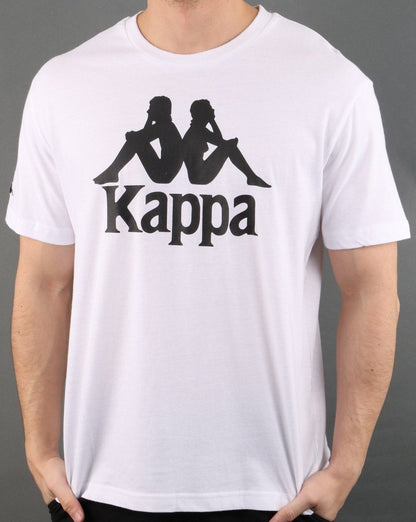 Kappa Tahiti T-Shirt Weiß/Schwarz