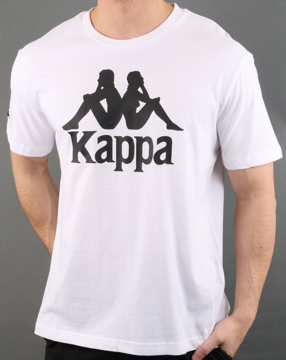 Kappa Tahiti T-Shirt Weiß/Schwarz