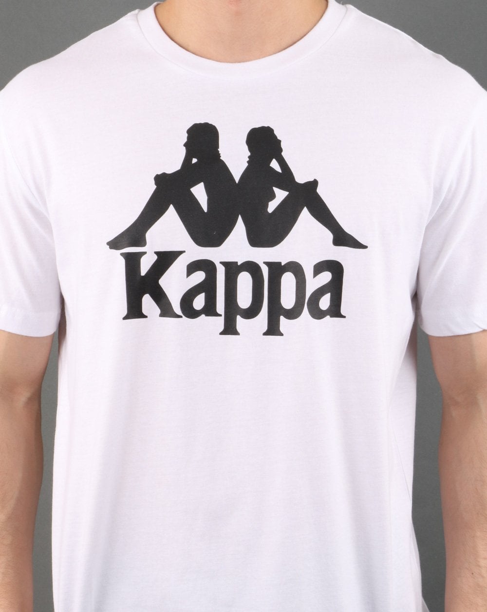 Kappa Tahiti T-Shirt Weiß/Schwarz
