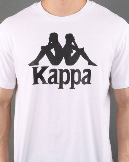 Kappa Tahiti T-Shirt Weiß/Schwarz