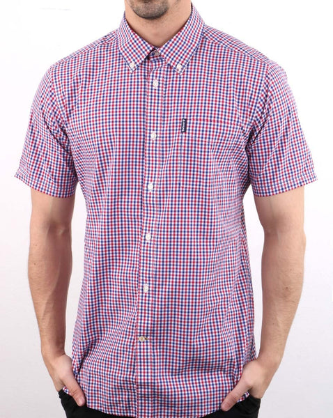 Barbour Gingham Shirt Red
