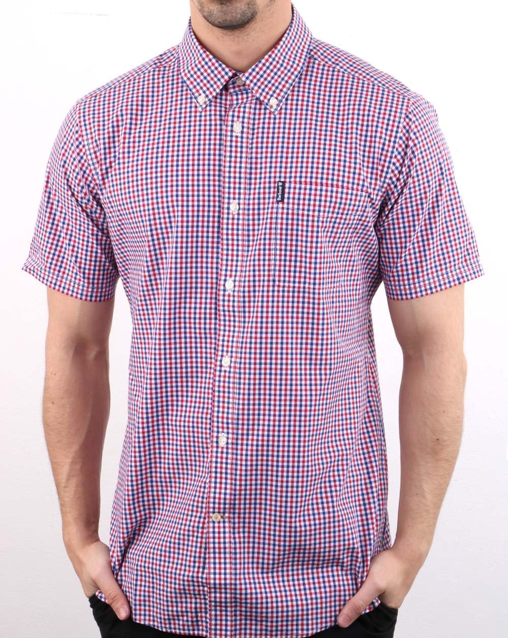 Barbour Gingham-Hemd Rot