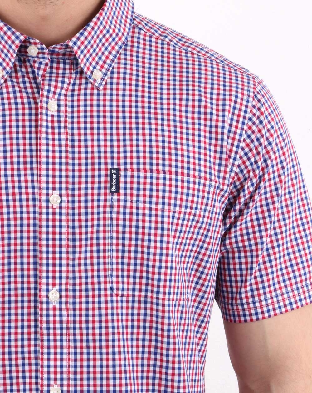 Barbour Gingham-Hemd Rot