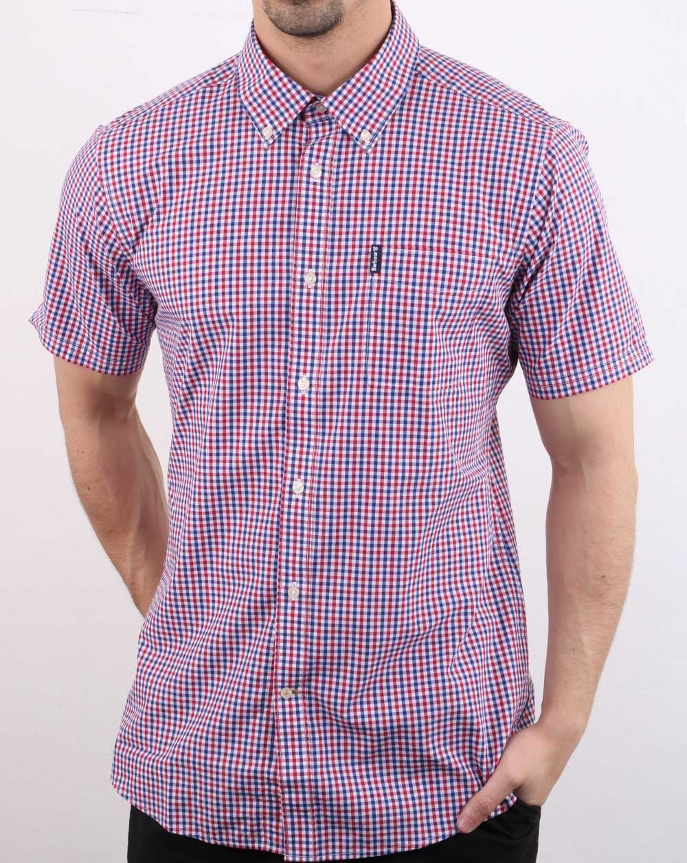 Barbour Gingham-Hemd Rot