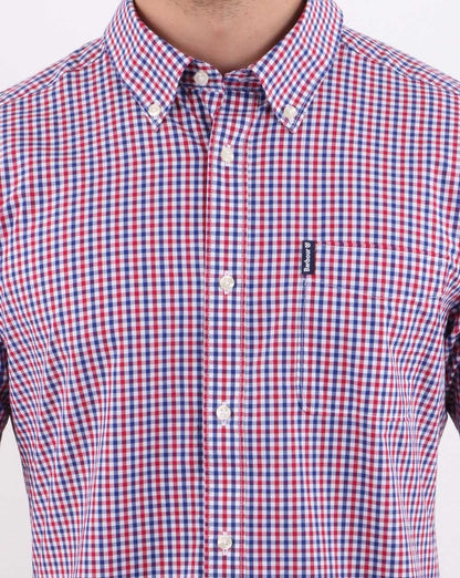 Barbour Gingham-Hemd Rot