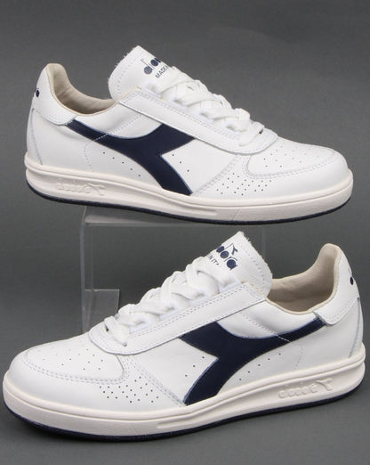 Diadora B. Elite Trainer Premium Weiß/Marineblau – begrenztes Angebot