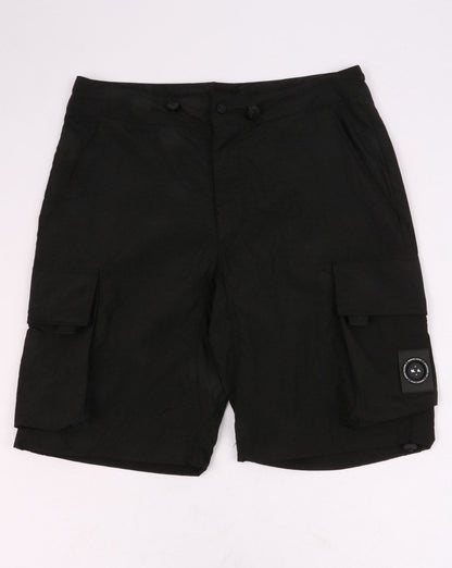 Marshall Artist Cargo Dye Shorts Schwarz