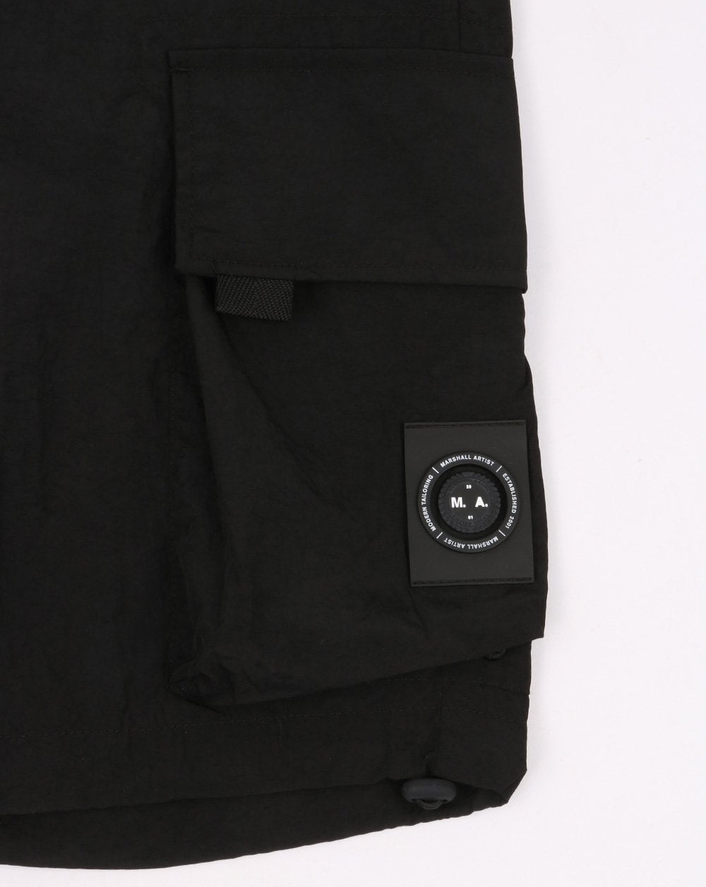 Marshall Artist Cargo Dye Shorts Schwarz