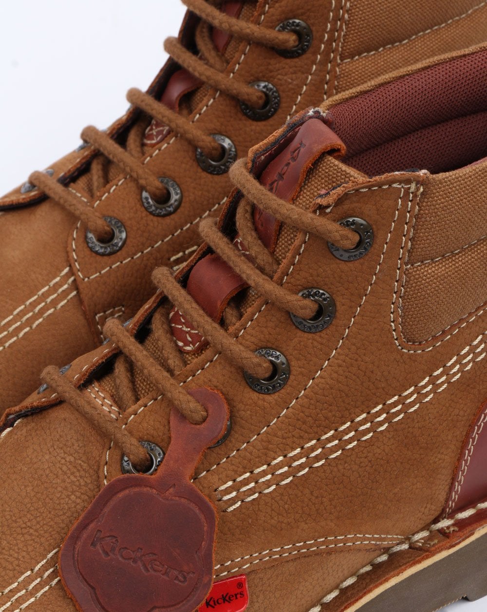Kickers Kick Hi Mash Up Stiefel Braun