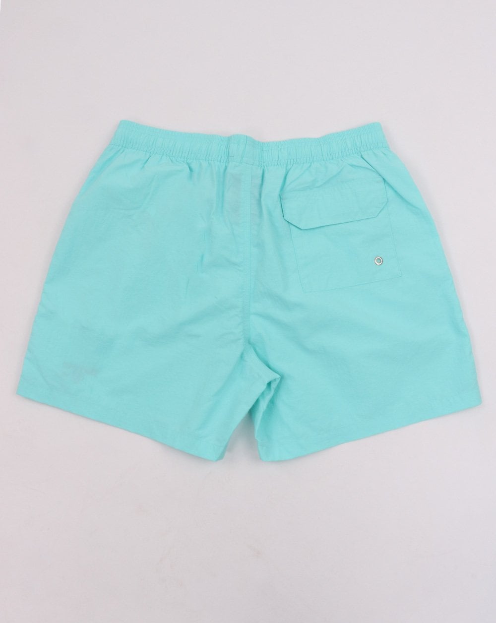Barbour Logo Badeshorts Aqua Blau