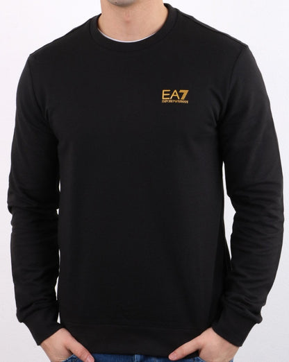 Emporio Armani EA7 Sweatshirt Schwarz