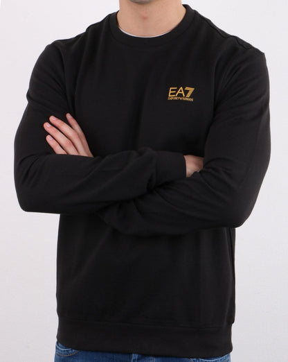 Emporio Armani EA7 Sweatshirt Schwarz