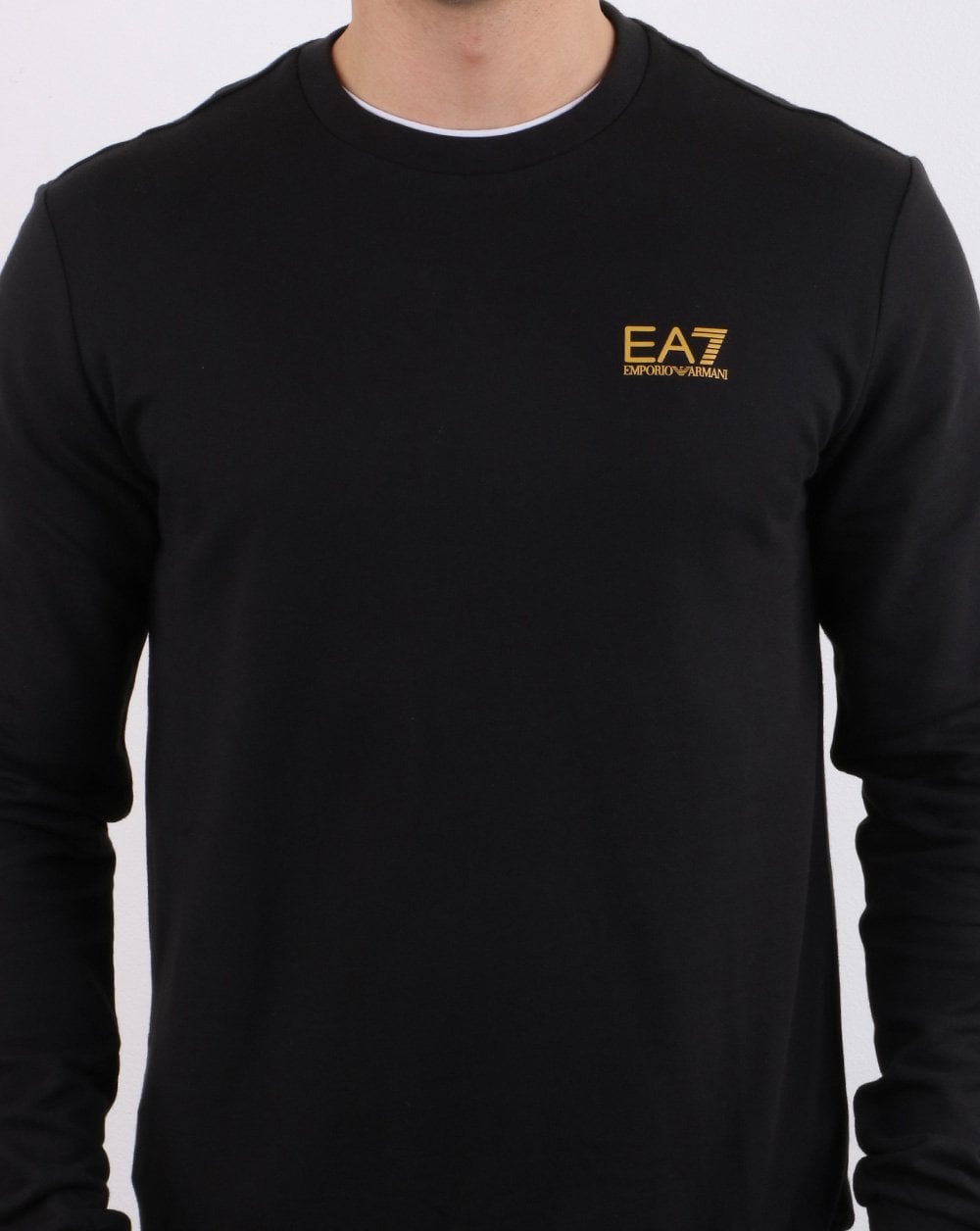 Emporio Armani EA7 Sweatshirt Schwarz