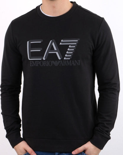 Emporio Armani EA7 Sweatshirt Schwarz