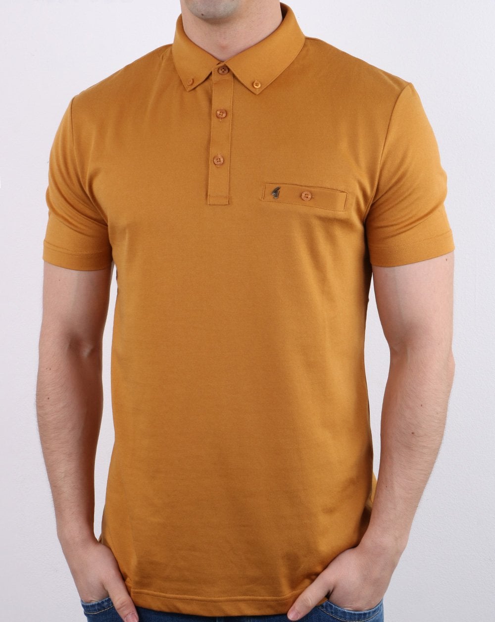 Gabicci Vintage Poloshirt Hay